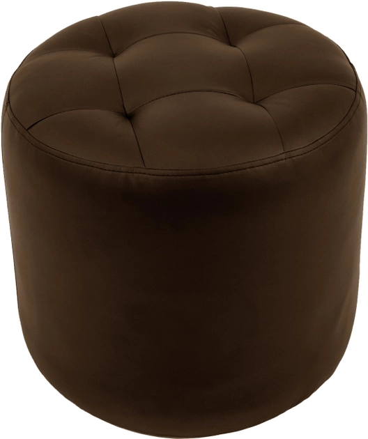 Elegant brown faux leather ottoman: The Perfect Combination of Style and Comfort